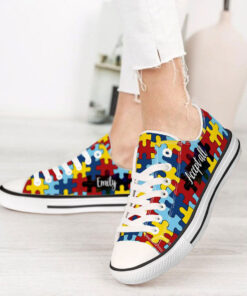 Autism Awareness Low Top Shoes NPNT4040450