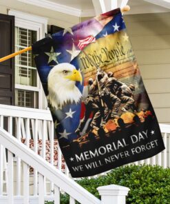 We Will Never Forget Memorial Day House & Garden Flag QFTD4240408
