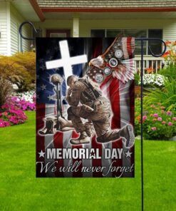 We Will Never Forget Memorial Day House & Garden Flag QFTD4240407