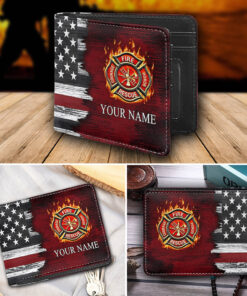 Personalized Firefighter Wallet NPNT4080406