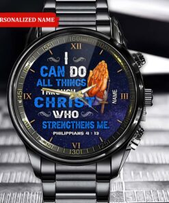 Personalized I Can Do All Things Through Christ Who Strengthens Me Watch QFTD4040401
