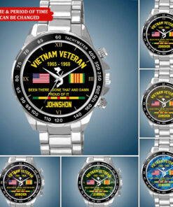 Personalized Vietnam Veteran Business Watch C418 QFHA4020402