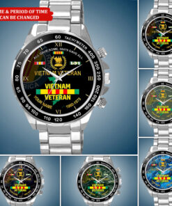 Personalized Vietnam Veteran Business Watch C418 QFHA4020401