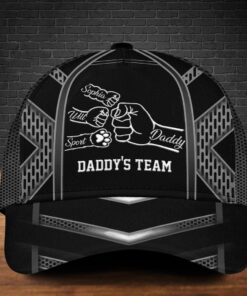 Personalized Best Dad Ever Father's Day Gift Custom Kids' Names Cap QFHM4140504
