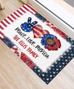 Personalized Independence Day Doormat NPND4280502