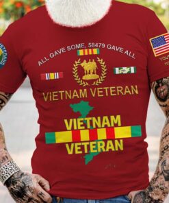 Personalized Name 3D All Over Printed All Gave Some 58479 Gave All Vietnam Veteran 3D All Over Printed Clothes QFTD4070501