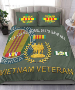 Vietnam Veteran Bedding Set With PillowBedding Set QFUU4240501