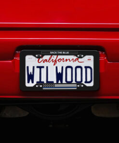 Personalized Police License Plate Frame Set NPNT4130606