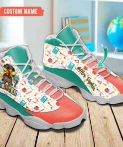 Personalized Black Teacher Shoes QFNT4200601