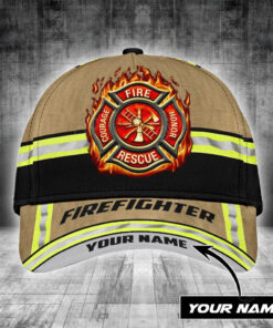 Personalized Firefighter 3D All Over Printed Cap NPNT4060601