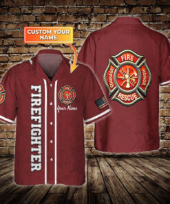 Personalize Firefighter Hawaiian Shirt NPNT4060605