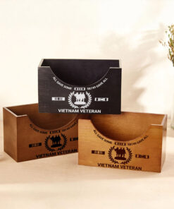 Vietnam Veteran Hat Holder, Wood Hat Box QFUU4120601