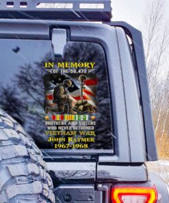 Personalized Vietnam Veteran Sticker Car QFLT4200601