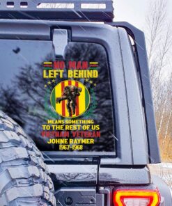 Personalized Vietnam Veteran Sticker Car QFLT4200602