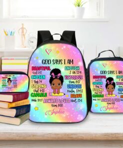 Personalized Name Little Princess Peekaboo girl Backpack Gift For Kid QFUU4040602
