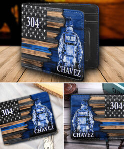 Custom Name Police Wallet QFUU4040601
