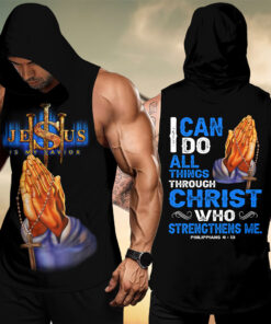 Jesus 3D Hoodie Tank Top QFTO4080601