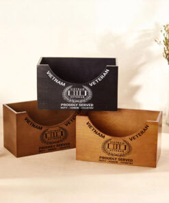 Vietnam Veteran Hat Holder, Wood Hat Box QFUU4110605