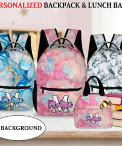 Personalized Name Backpack For Kids, Customized Name Backpack for Daughter Son QFTO4140602-F