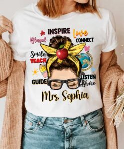 Personalized Name Teacher Shirt, Back To School Gift, First Day Of School Gift, Gift For Teacher QFUU4280604