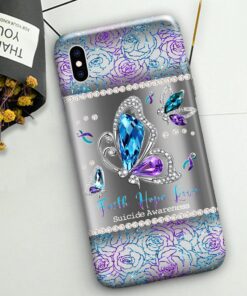 Butterfly Suicide Prevention Awareness 3D Printed Phone Case QFTD4280604