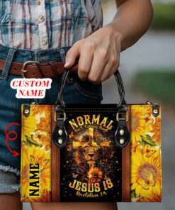 Personalized Normal Isn't Coming Back Leather Handbag, Gift For Her QFHM4110602