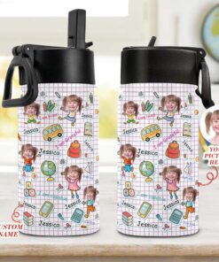 Custom Photo Face Kid Water Bottle QFHM4050601