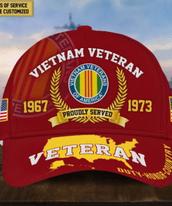 Personalized Vietnam Veteran 3D All Over Printed Cap NPND4060610