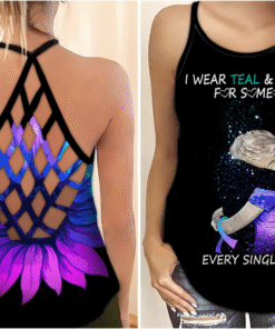 I Wear Purple & Teal For Someone I Miss Every Single Day, Suicide Prevention Awareness 3D All Over Printed Clothes QFHM4250603