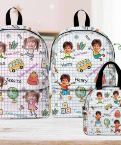 Personnalized Photo Face Kid Backpack QFHM4170604-DX