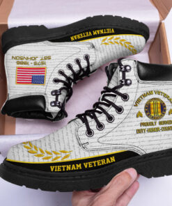 Personalized Name Vietnam Veteran Classic Boots QFND4260703