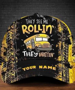 Personalized They see me rollin, they waitin' cap NPHM4150701