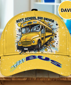 Personalized School Bus Driver Cap 3D VHND4150702