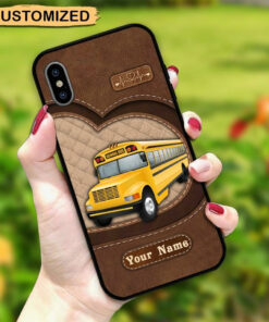 Personalized School Bus Driver Phone case NPNT4150702