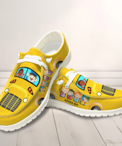 School Bus Driver Shoes, Back To School Gifts, Beginning Of School Year Gifts, Bus Driver Shoes, School Bus Driver Christmas Gifts QFHA4160701
