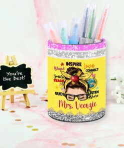 Personalized Teacher Round Pen Holder QFHM4170701