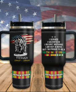 Personalized Vietnam Veteran 40 Oz Tumbler QFND4170703