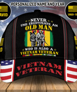Personalized Vietnam Veterans Cap, Vietnam Veterans Gift, Father's Day Gift, Veterans Day MQND4190704