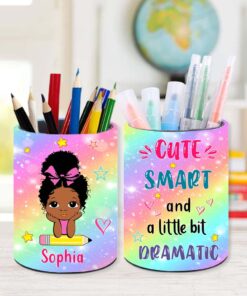 Personalized Round Pen Holder For Kids QFHM7200701