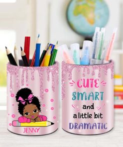 Personalized Round Pen Holder For Kids QFHM7200705