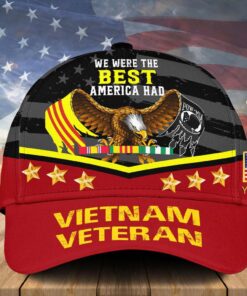 Personalized Vietnam Veteran Cap 3D - We are the best America Had VHHM4180704