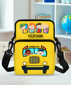 Personalized School Bus Driver Crossbody Handbag, Gift for School Bus Driver, Back to School Gift, School Bus Driver Appreciation NPNT4180706