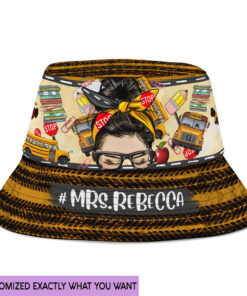 Personalized School Bus Driver Bucket Hat NPNT4180707