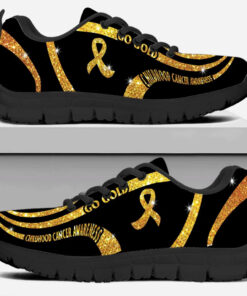 Childhood Cancer Awareness Sneakers, Childhood Cancer Awareness Shoes NPNT4200707