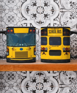 Bus Driver Mugs, School Bus Mugs, 100 Days of School, Yellow Bus Gift, Back to school Gift, Teacher Gift, School Bus Head QFND4040705