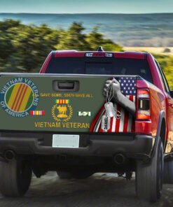 Personalized Vietnam Veteran Truck Decal Sticker QFLT4050703
