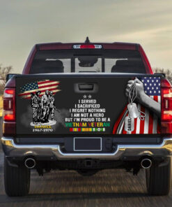 Personalized Vietnam Veteran Truck Decal Sticker QFLT4060701