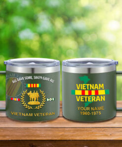 Personalized Vietnam Veteran 14 Oz Tumbler QFND4100701