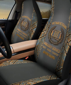 Vietnam Veteran Car Seat Cover QFUU4120701