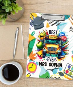 Personalize Clipboard School Bus Driver MQHM4150704